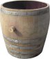 Preview: Holzfass 180 Liter hell,  2/3 von 225 Liter Weinfass
